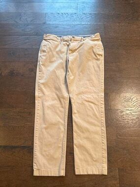 Men's Straight Beige Jeans - Clean Classic Fit